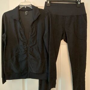 Women's Black Tracksuit Set
